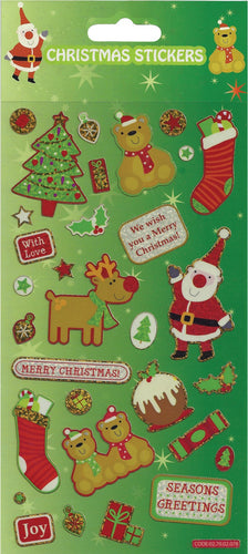 Christmas Greetings Foil Stickers - Anilas UK
