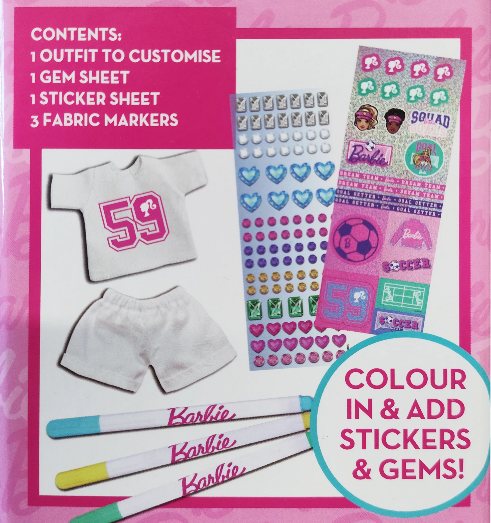 Barbie Fashion Locker - 4 assorted designs - Anilas UK