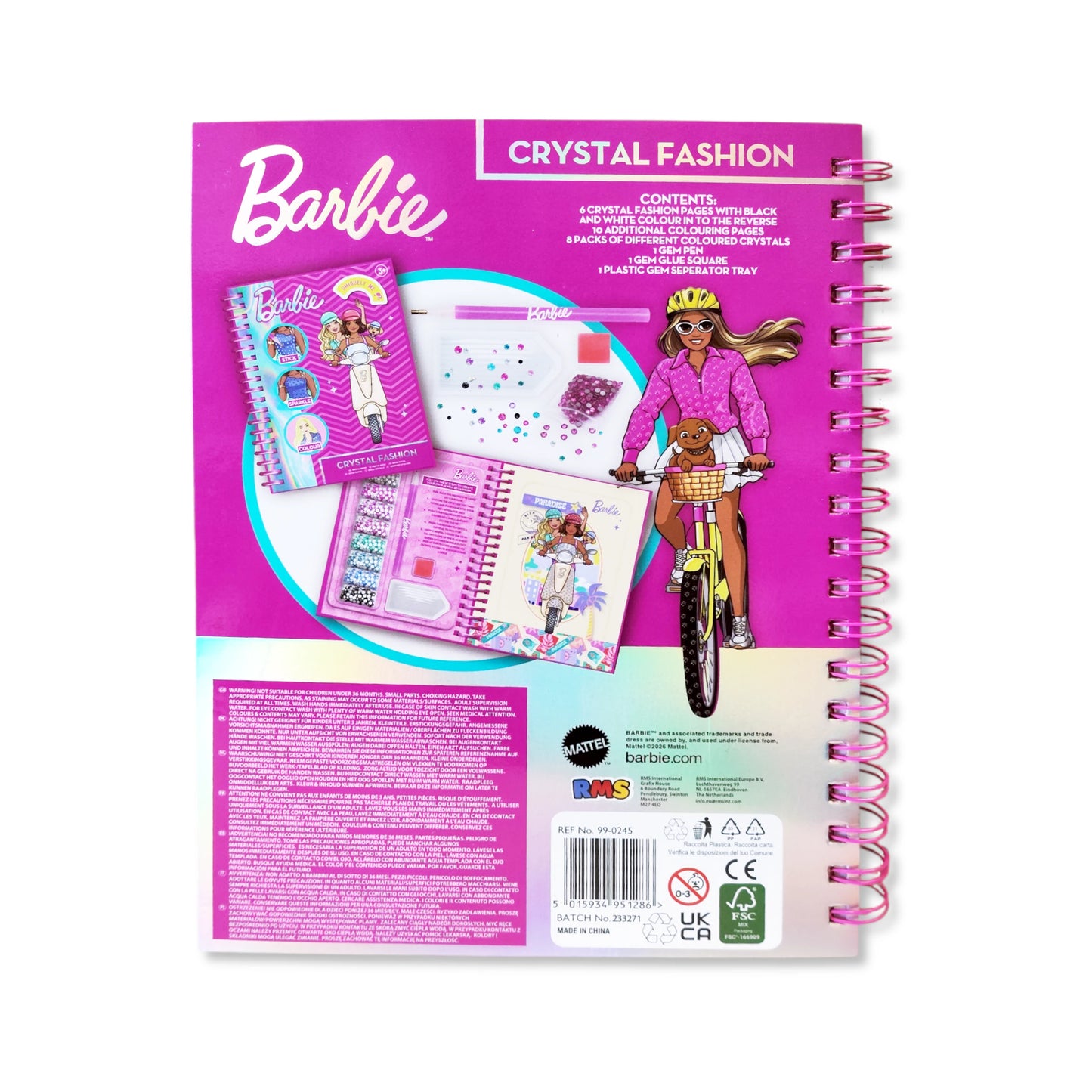 Barbie Crystal Fashion Activity Book