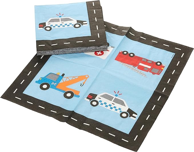 On the Road Party Napkins (Pack of 20) - Anilas UK