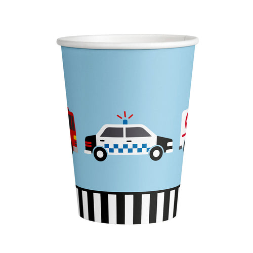 On the Road Paper Cups 250ml (Pack of 8) - Anilas UK
