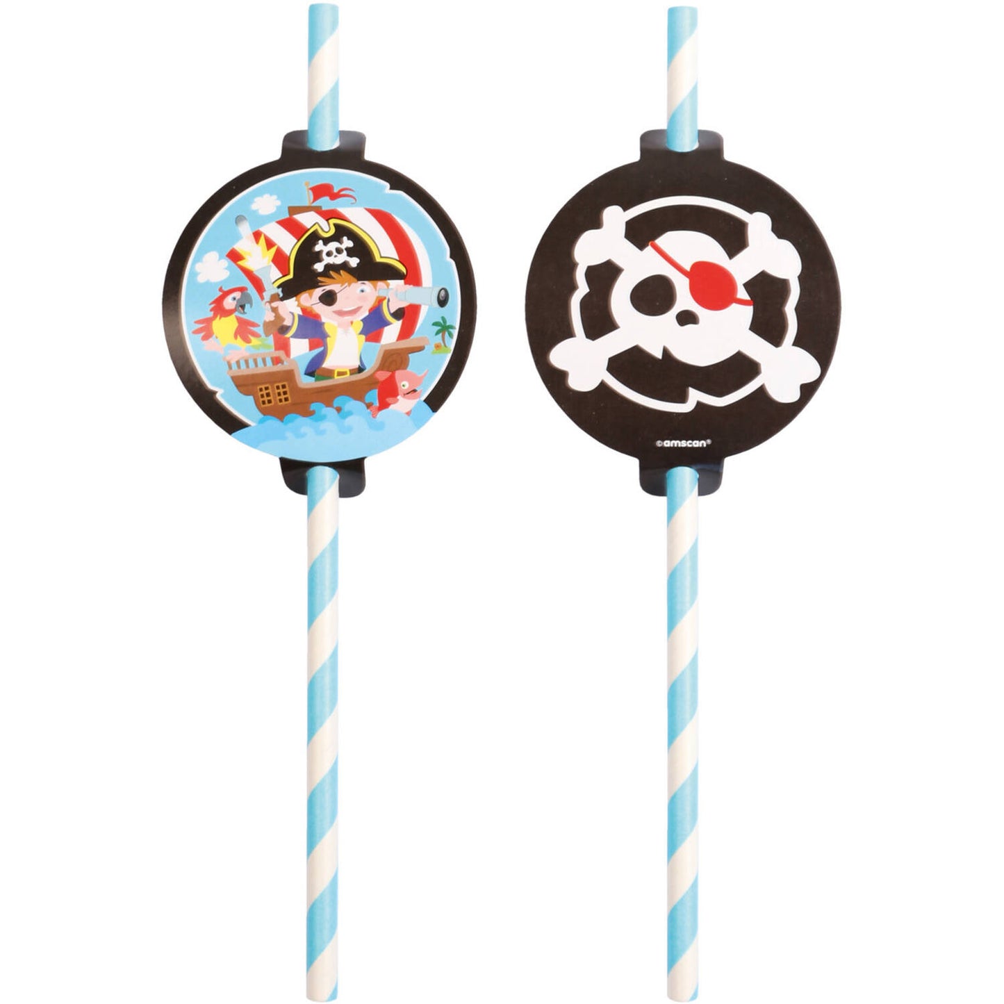 Pirate Paper Straws (Pack of 8)