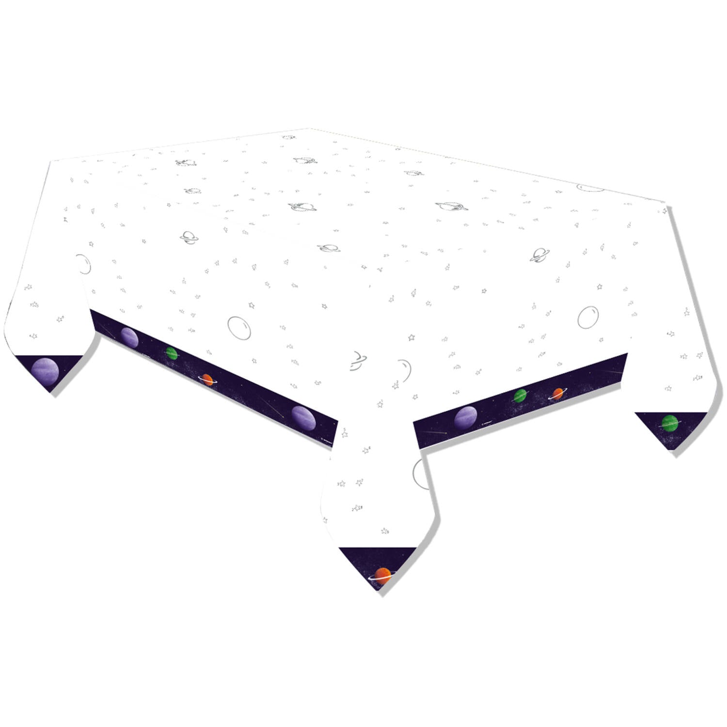 Space Party Paper Table Cover (180 x 120 cm) - Anilas UK