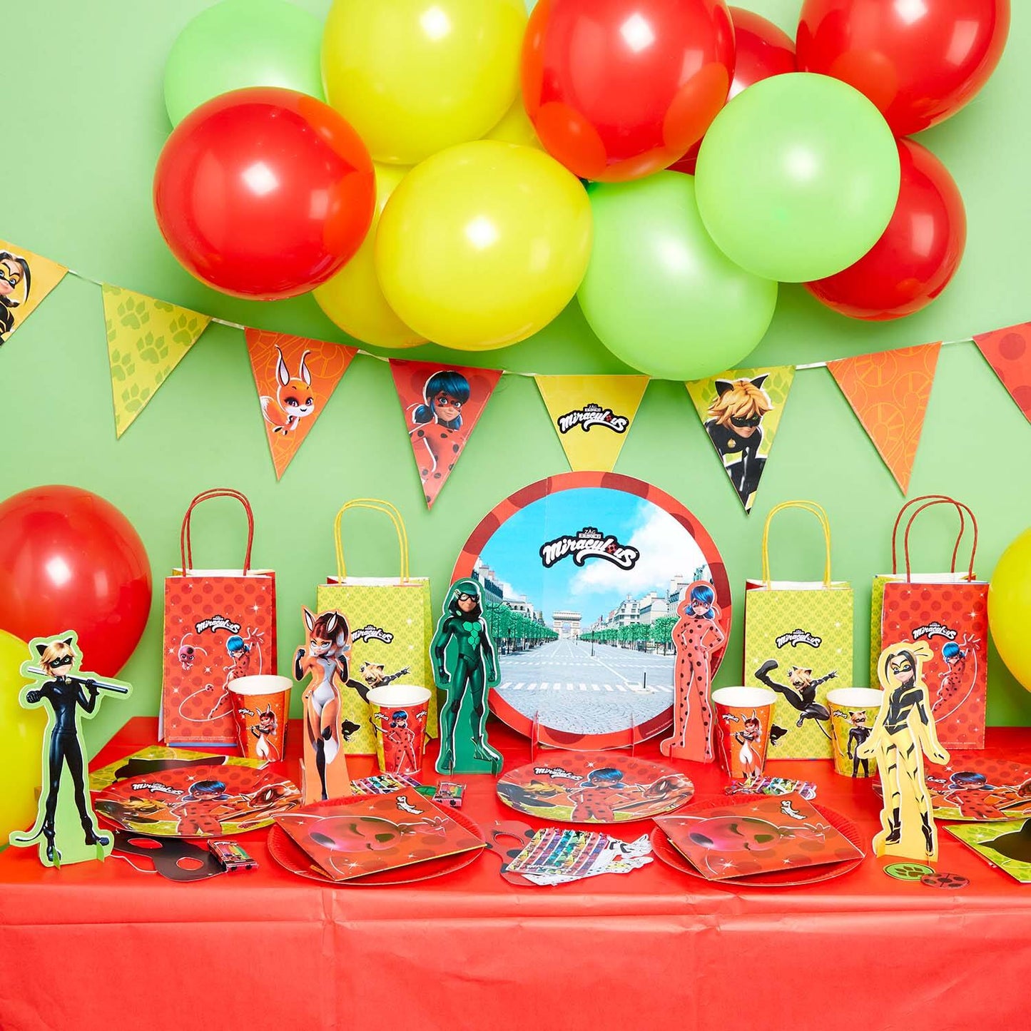 Miraculous Birthday Party Table Decoration Kit