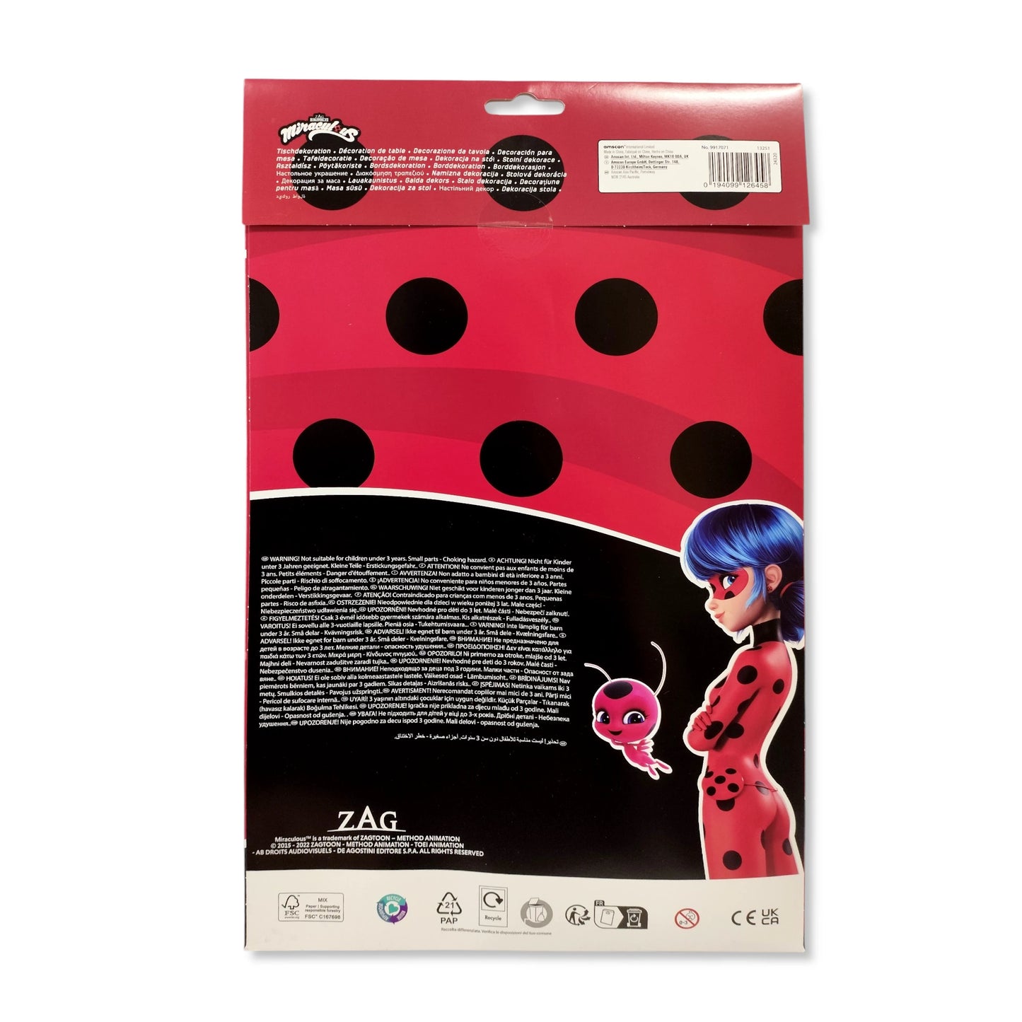 Miraculous Birthday Party Table Decoration Kit