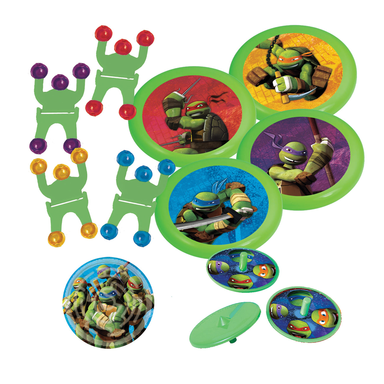 Teenage Mutant Ninja Turtles Party Bag Favour Pack  (24 Pieces) - Anilas UK