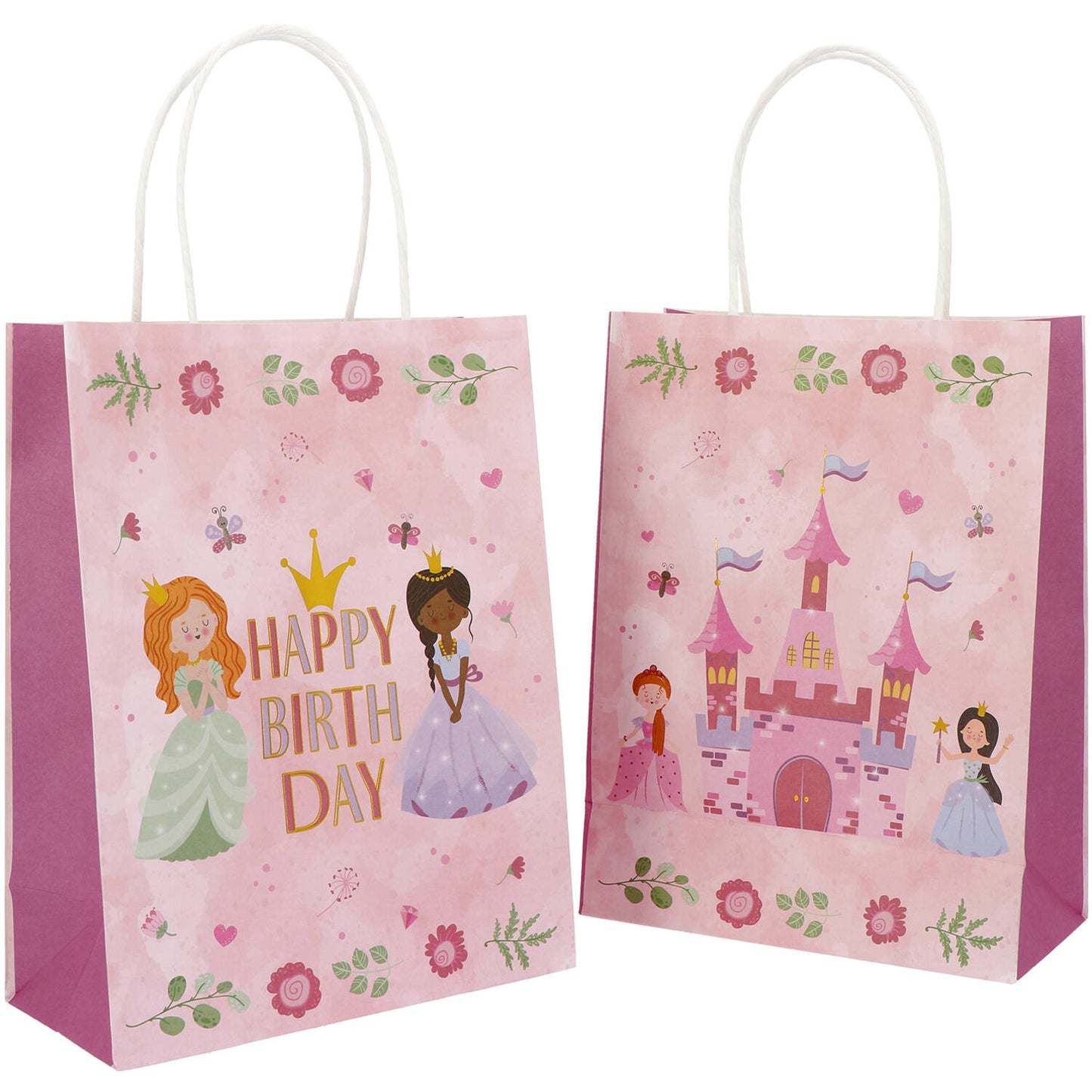 Pretty Princess Gift Bags (20x27 cm) - Anilas UK