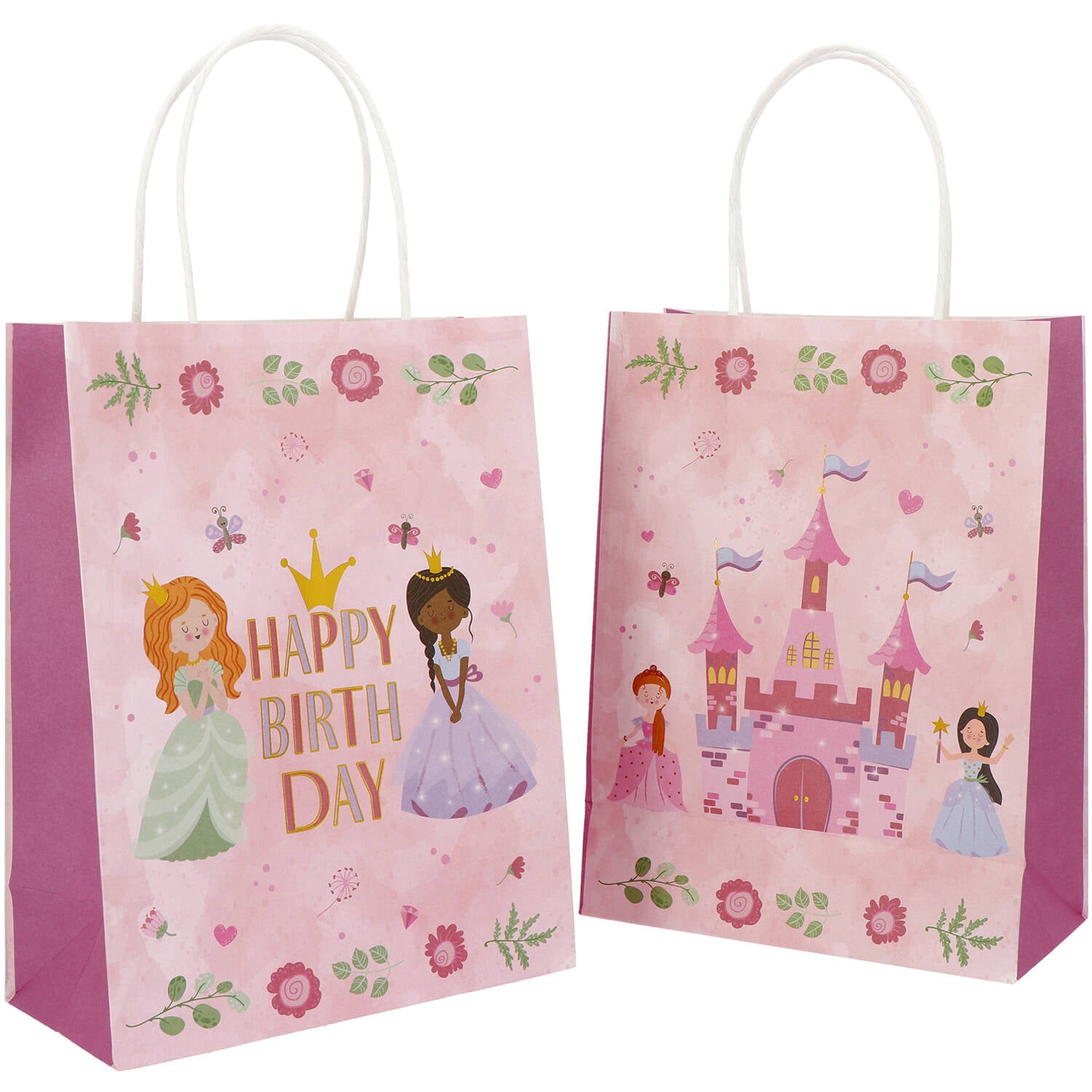 Pretty Princess Gift Bags (20x27 cm) - Anilas UK