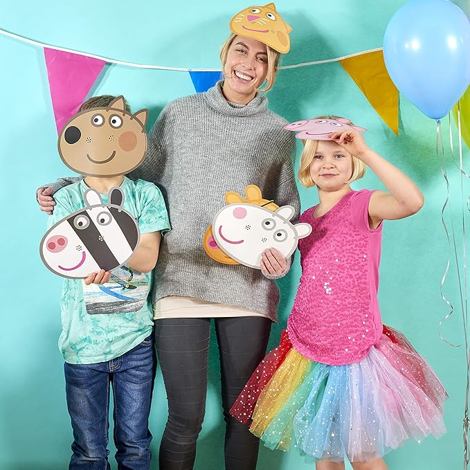 Peppa Pig Party Masks (pack of 6) - Anilas UK