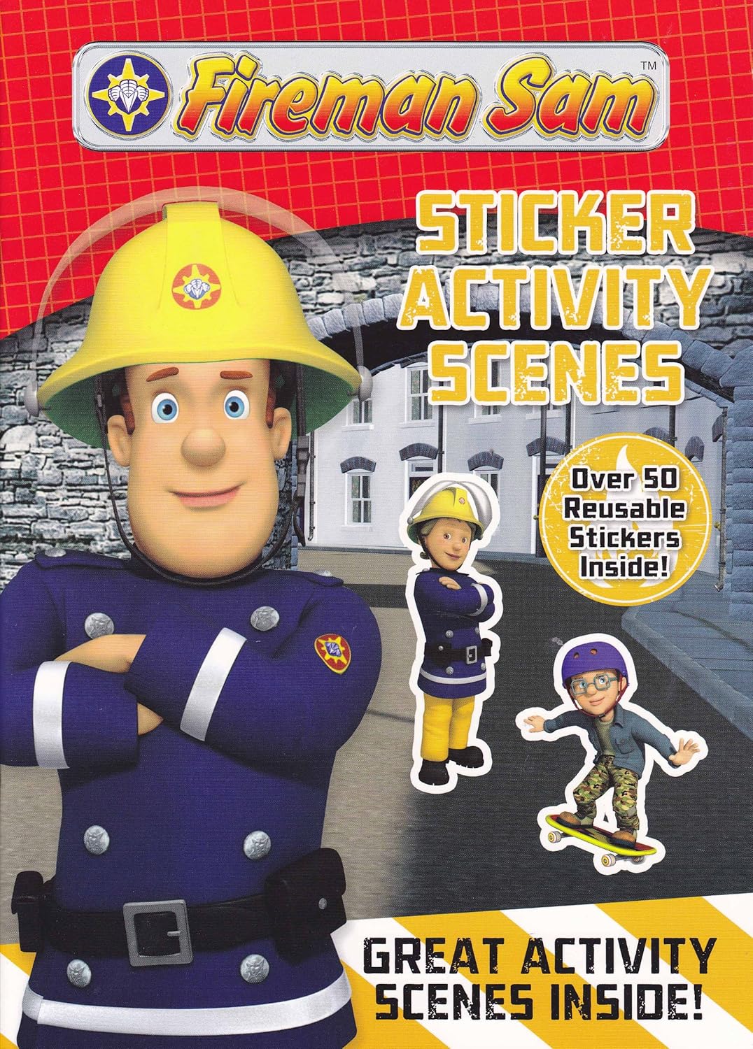 Fireman Sam Reusable Sticker Activity Scenes Playset Book – Anilas UK