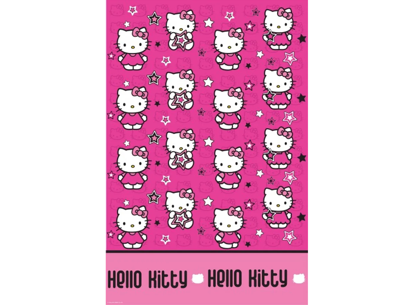 Hello Kitty Plastic Birthday Party Table Cover (138 x 183 cm) - Anilas UK