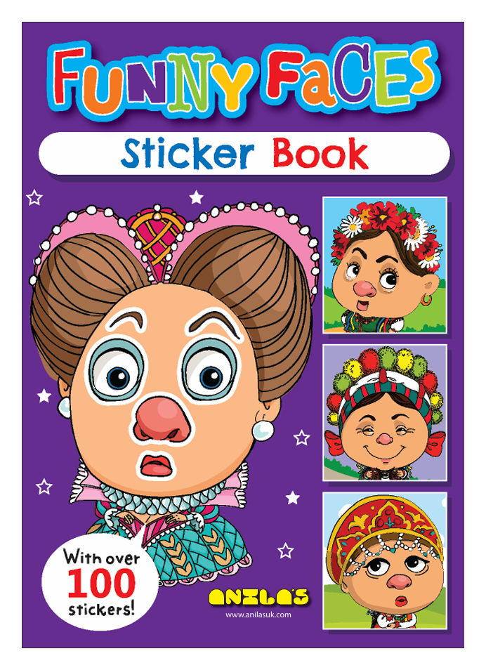 New Funny Faces Sticker Book 2