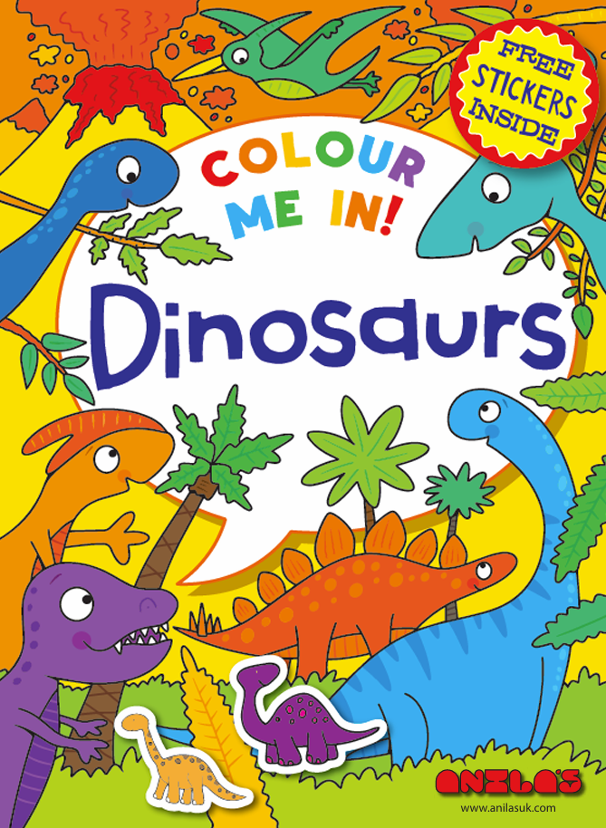 My Big Dinosaur Colouring Book - Anilas - Anilas UK