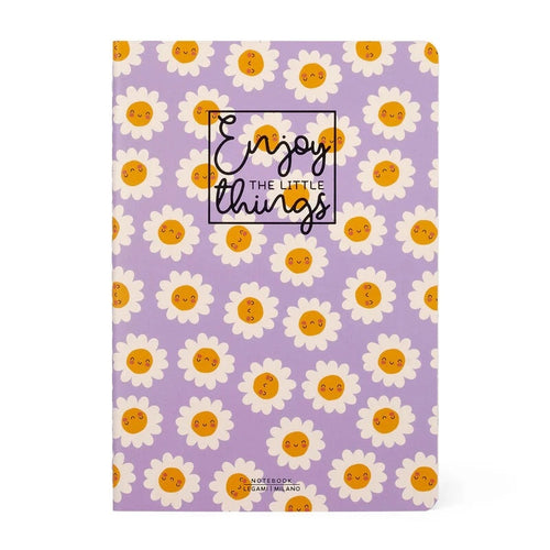 Lined A5 Notebook - Enjoy the Little Things - Anilas UK