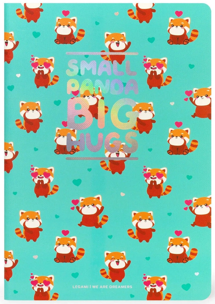 Legami A5 Notebook - Red Panda - Anilas UK