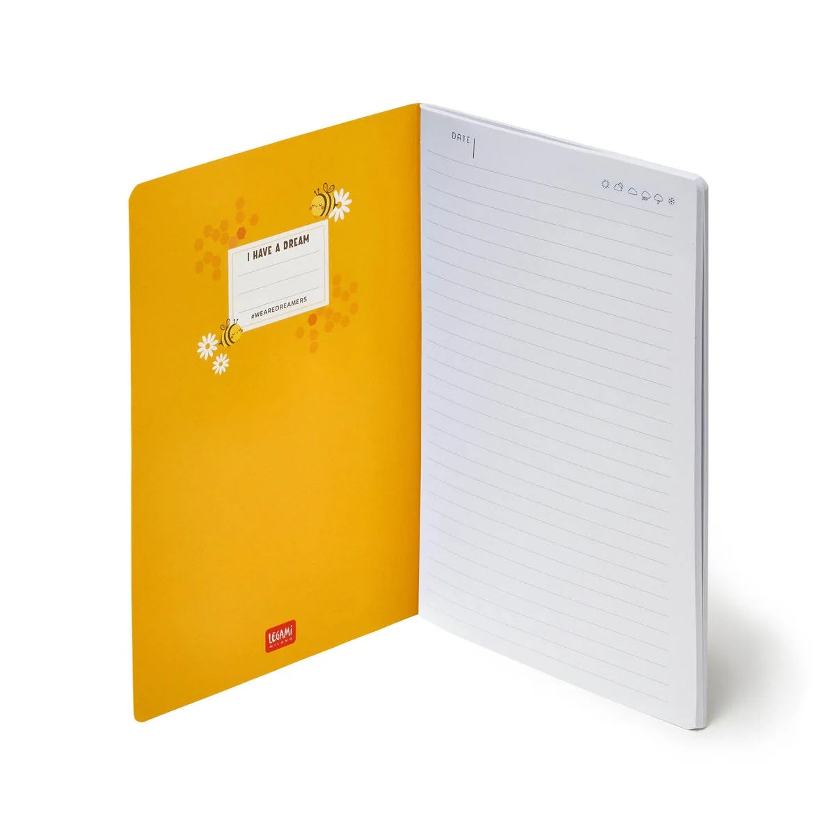 Lined A5 Notebook - Bee Inspired - Anilas UK