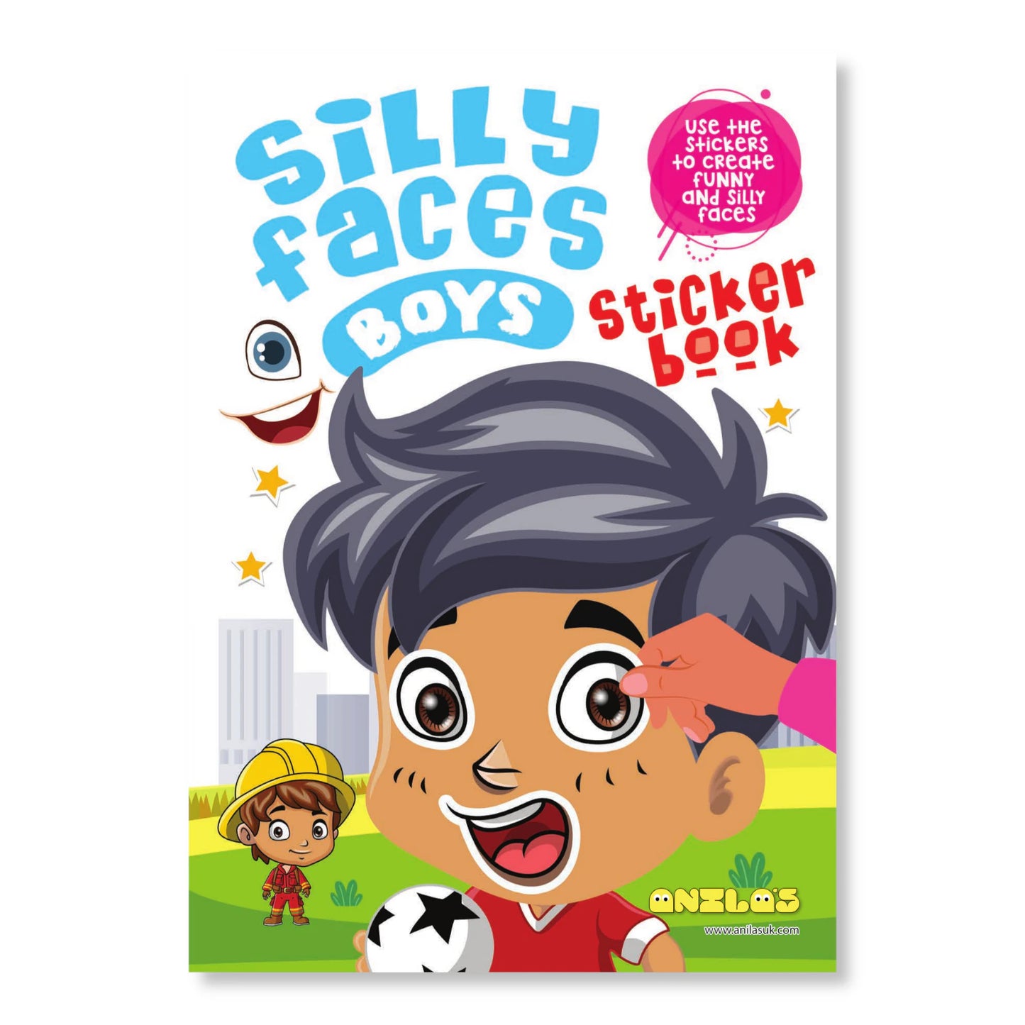 Silly Faces Boys - Sticker Book