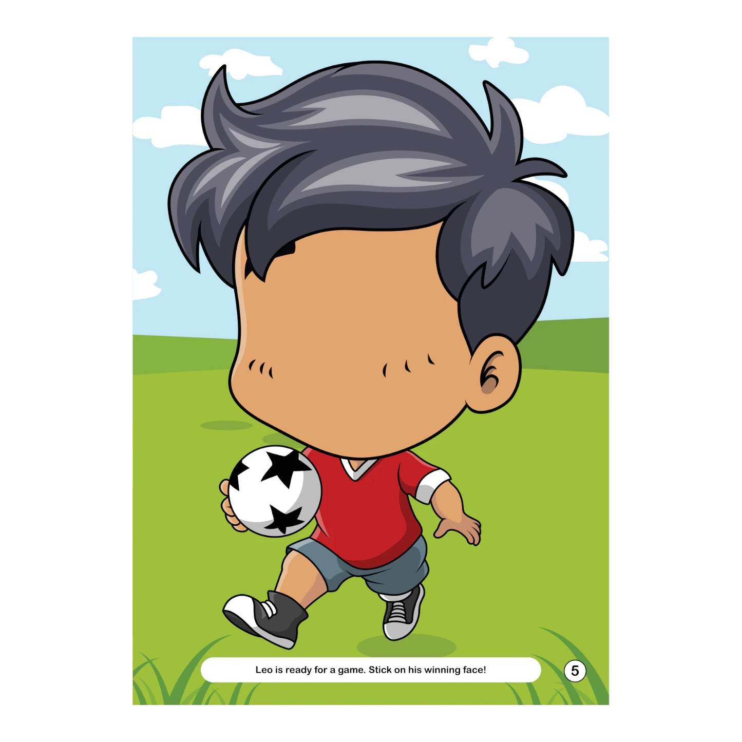 Silly Faces Boys - Sticker Book