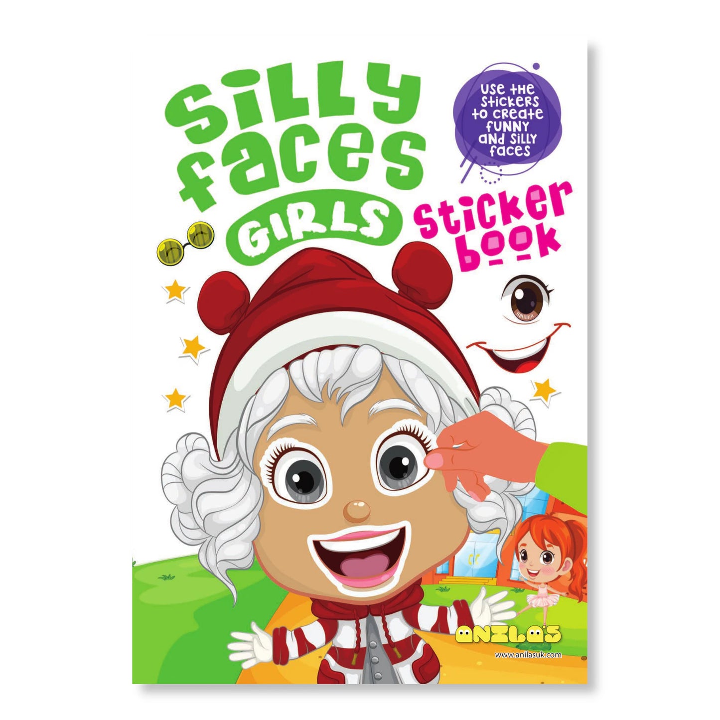 Silly Faces Girls - Sticker Book