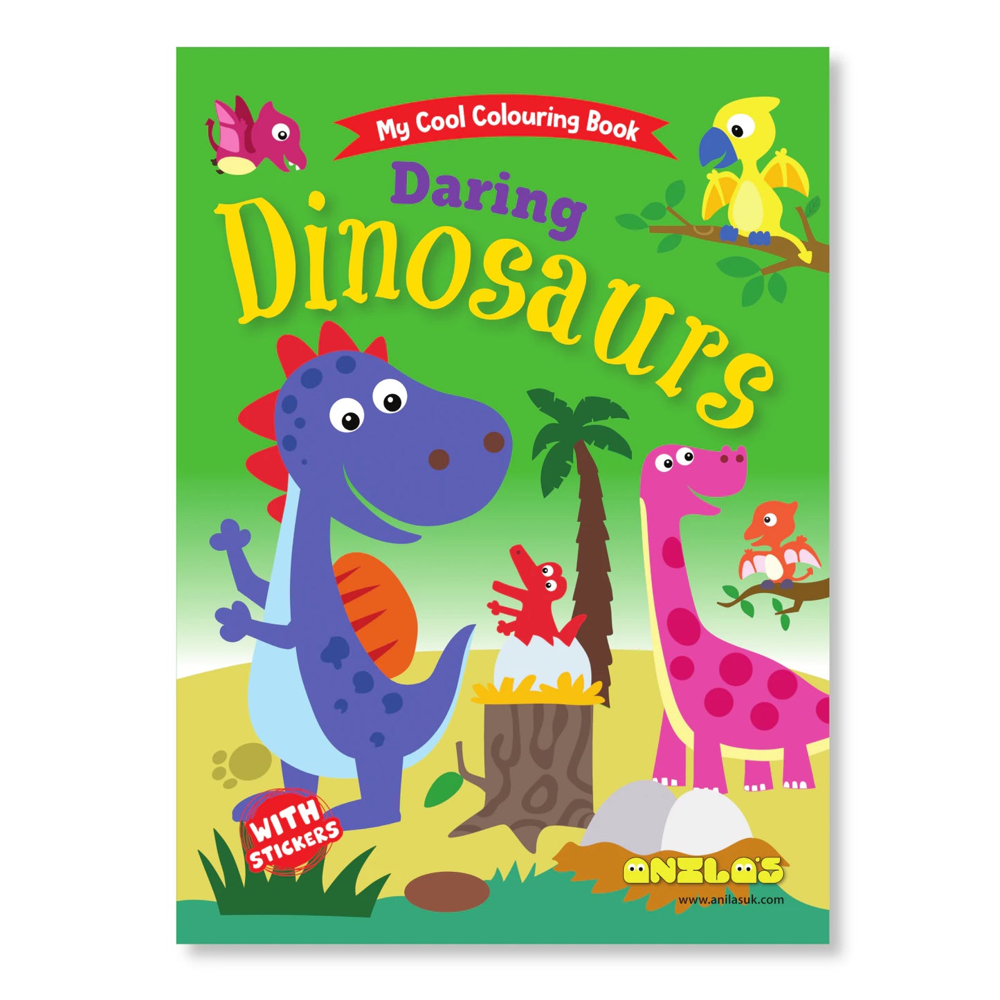Daring Dinosaurs - My Cool Colouring Book