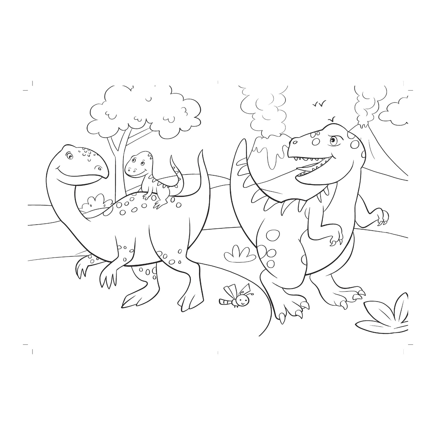 Daring Dinosaurs - My Cool Colouring Book