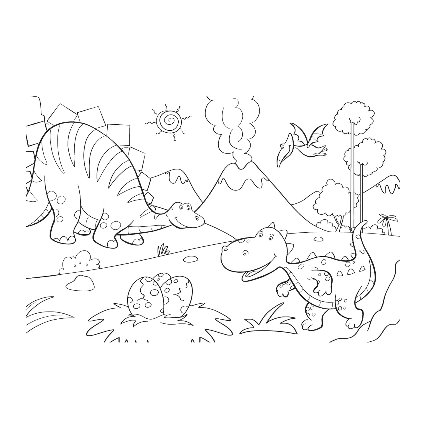 Daring Dinosaurs - My Cool Colouring Book