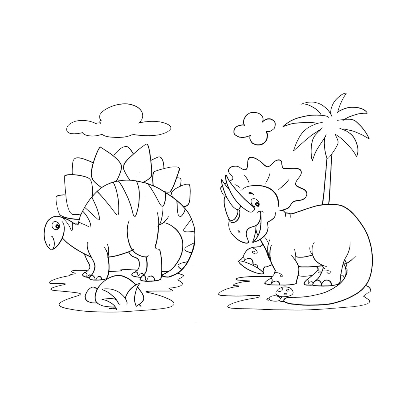 Daring Dinosaurs - My Cool Colouring Book