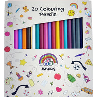 Full Size Assorted Colouring Pencils (Set of 20) - Anilas UK