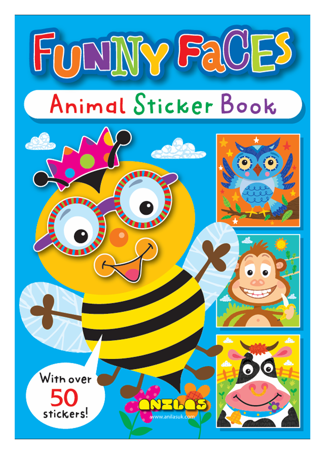 Animal Funny Faces Sticker