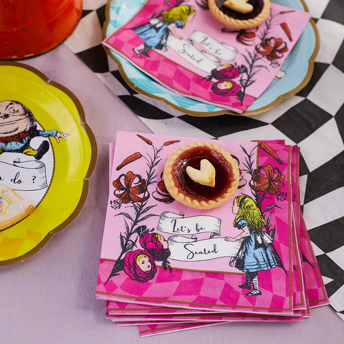 Truly Alice Bright Napkins - 20 Pack - Anilas UK