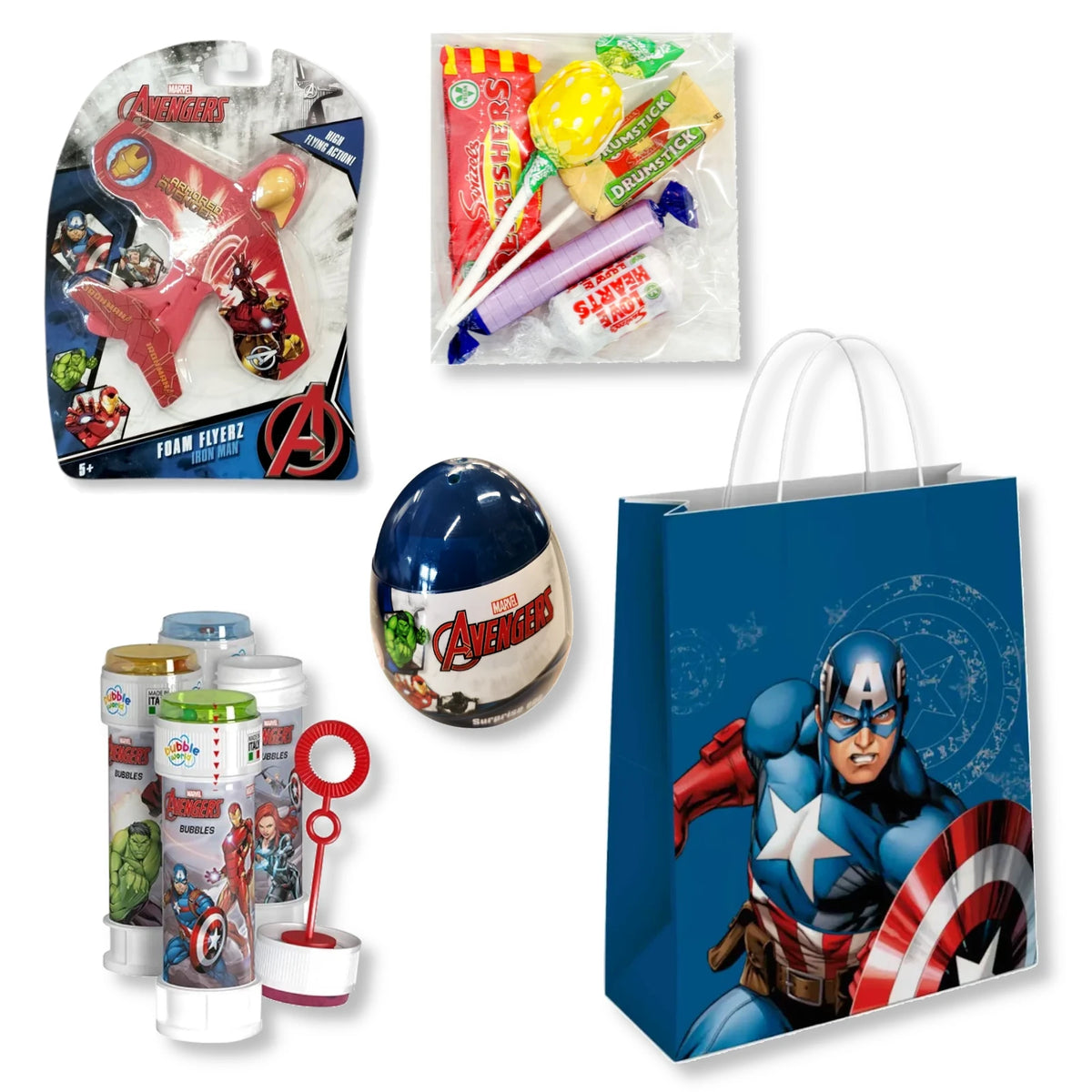 Anila's Avengers Party Bag with Fillers 2 - Anilas UK