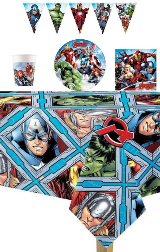 Marvel Avengers Party Pack for 8 people - Anilas UK