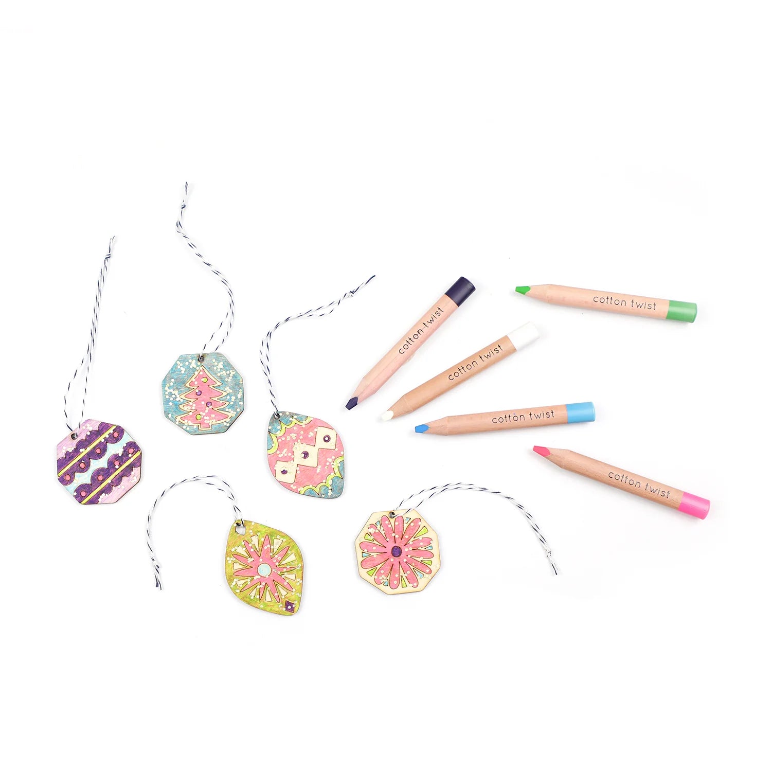 A Mindful Advent - Paint Your Own Decorations Kit - Anilas UK