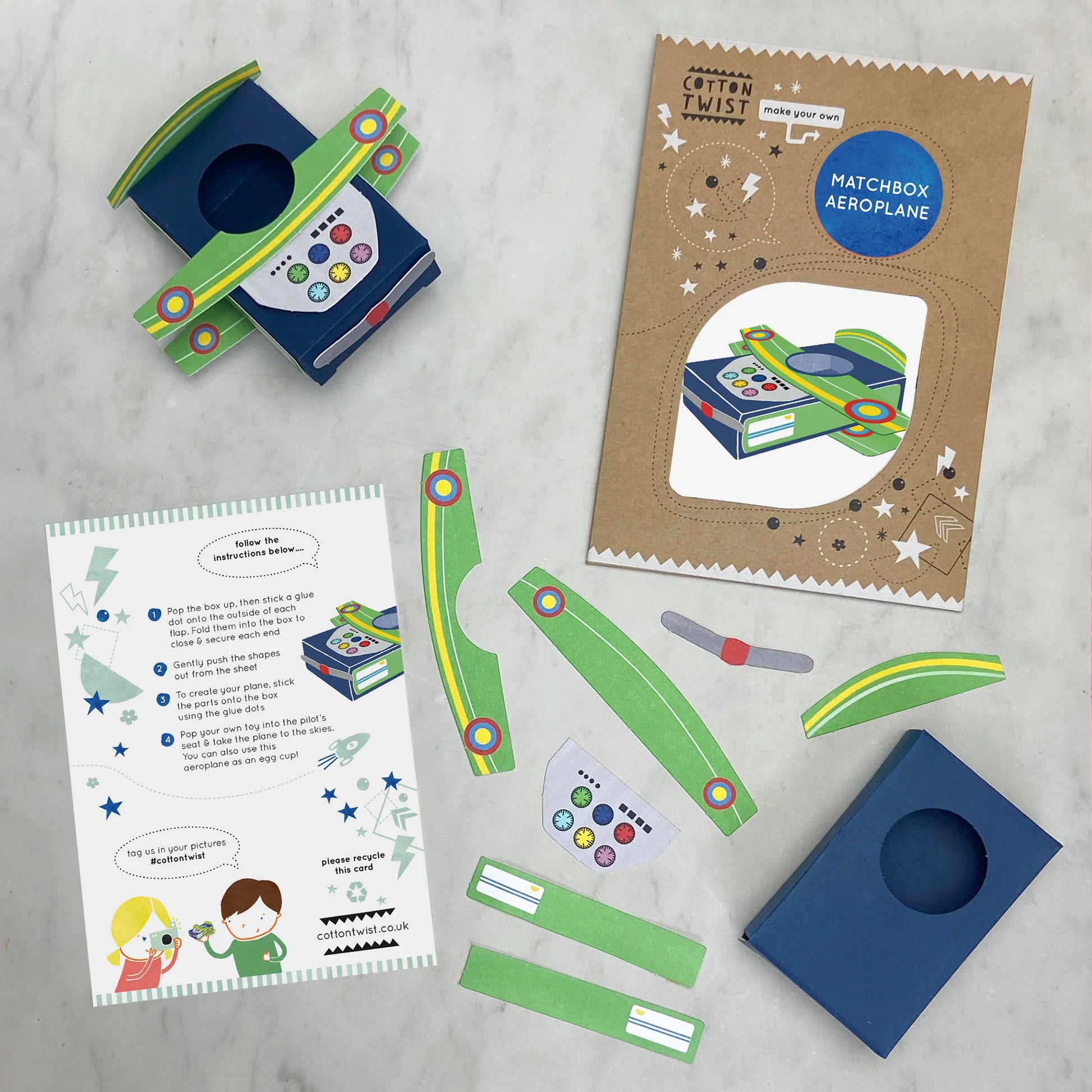 Make Your Own Matchbox Aeroplane - Anilas UK
