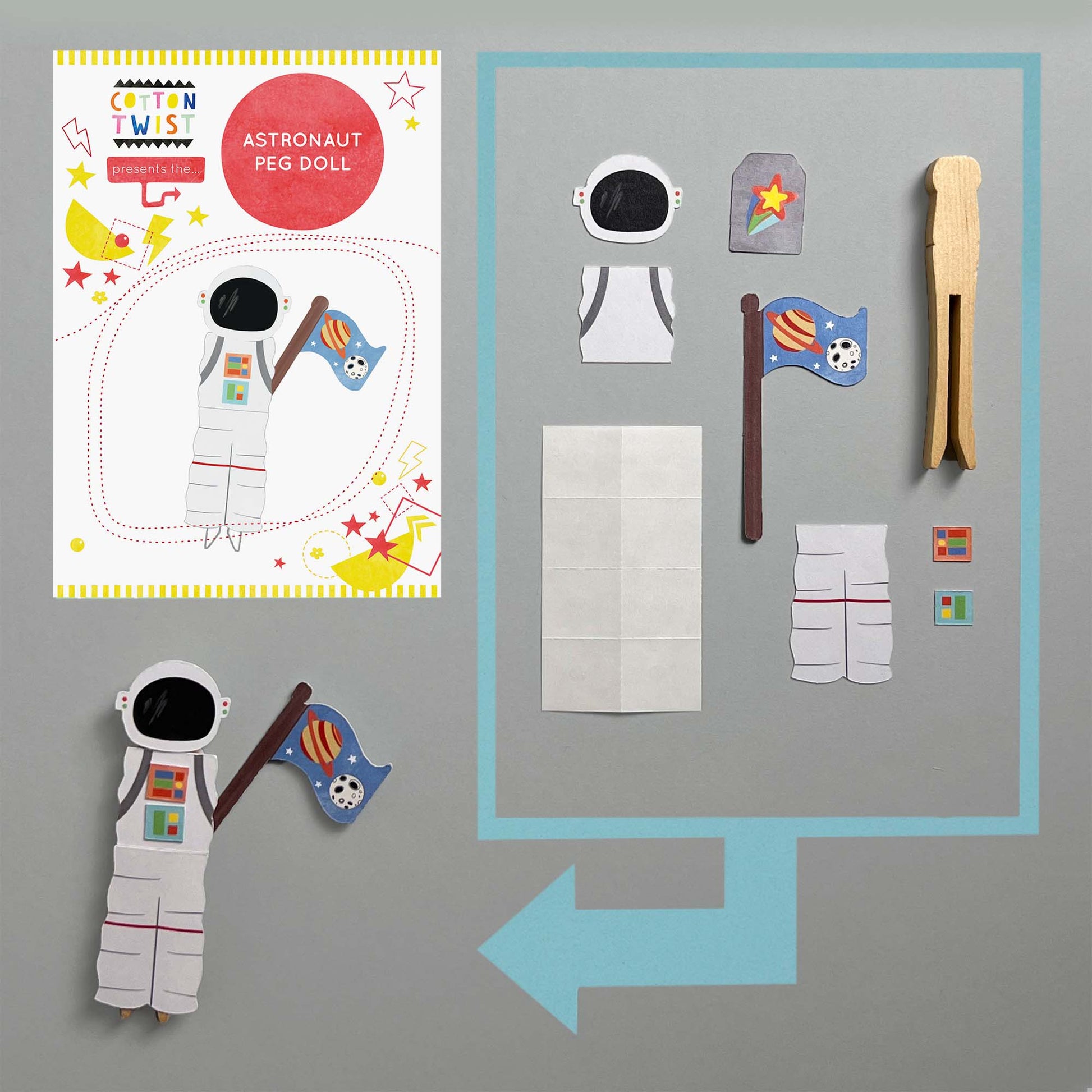 Make Your Own Astronaut Peg Doll - Anilas UK