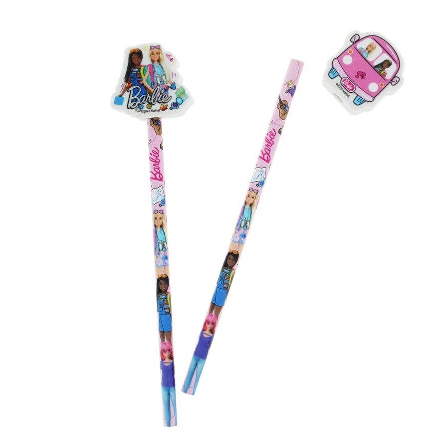 Barbie Pencil & Eraser Toppers - Anilas UK