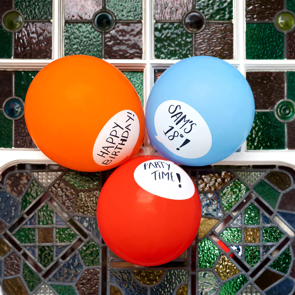 Write On Birthday Balloons - 12 Pack - Anilas UK