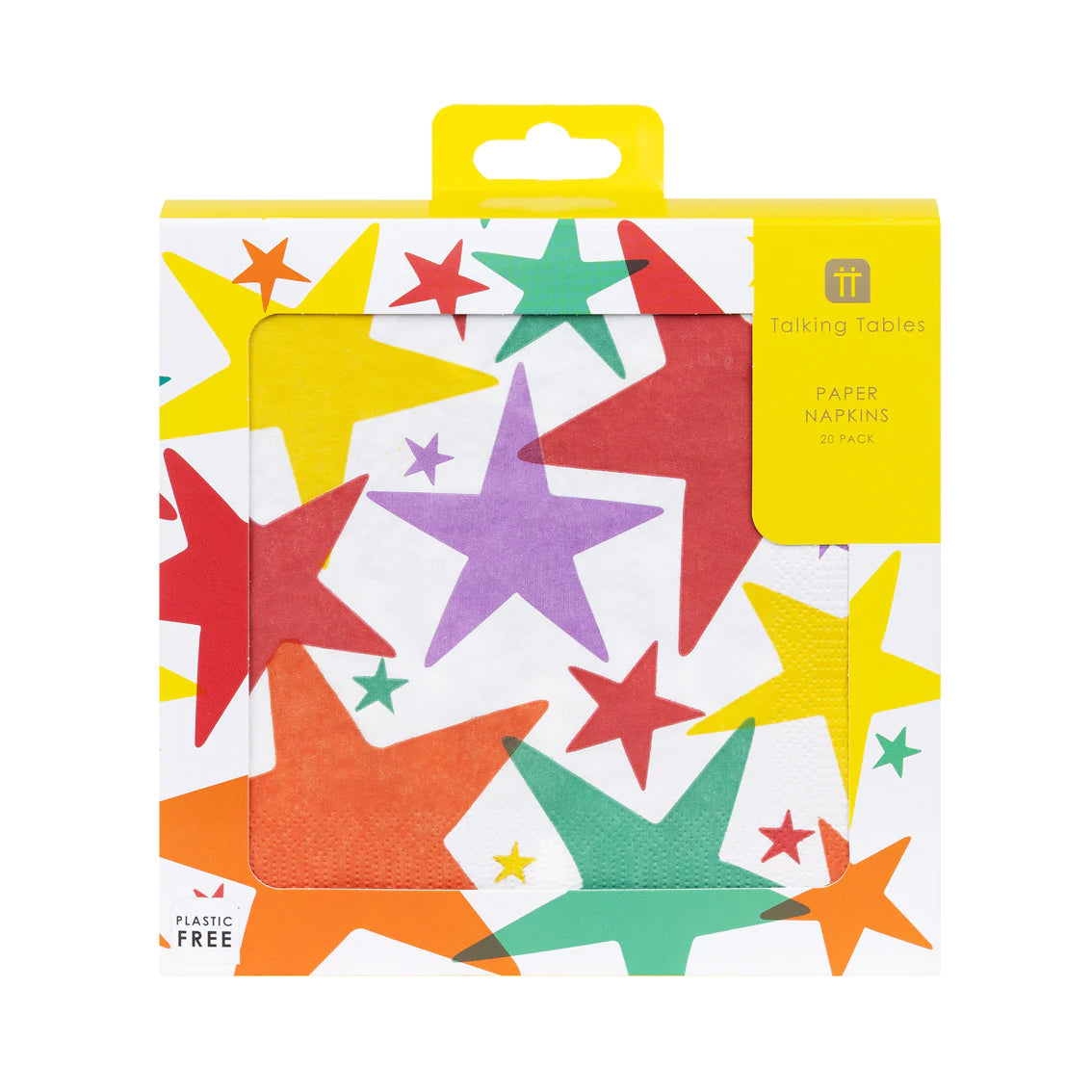 Happy Birthday Star Paper Napkins - 20 Pack - Anilas UK