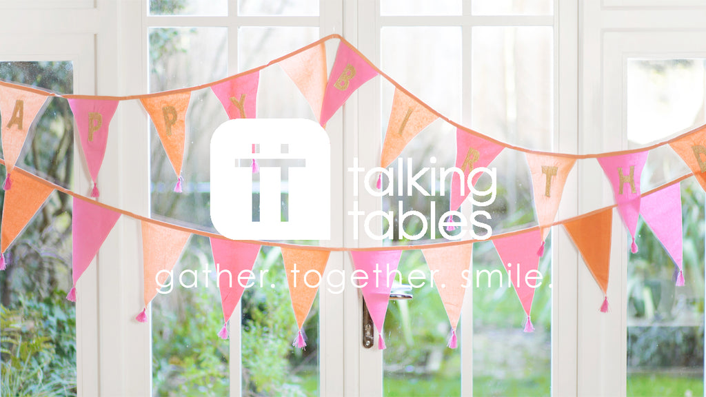 Rainbow Birthday Fabric Bunting - 3m - Anilas UK