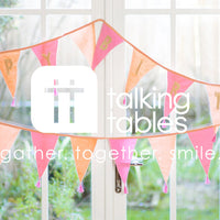 Rainbow Birthday Fabric Bunting - 3m - Anilas UK