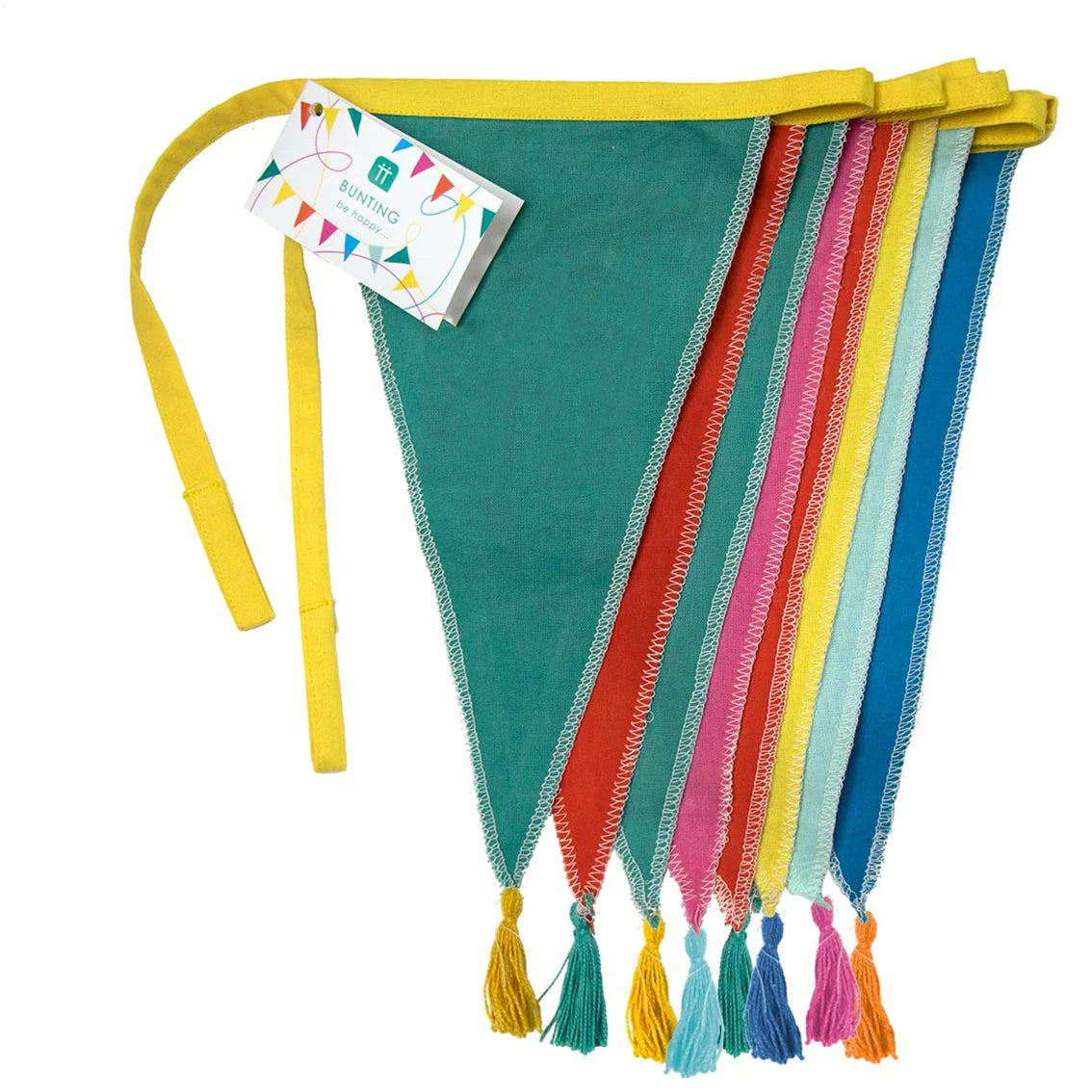 Rainbow Birthday Fabric Bunting - 3m - Anilas UK