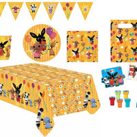 Complete Bing Themed Party Pack for 8 people Including Tableware and Favours - Anilas UK