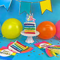 Rainbow 'Happy Birthday' Recyclable Napkins - 20 Pack - Anilas UK