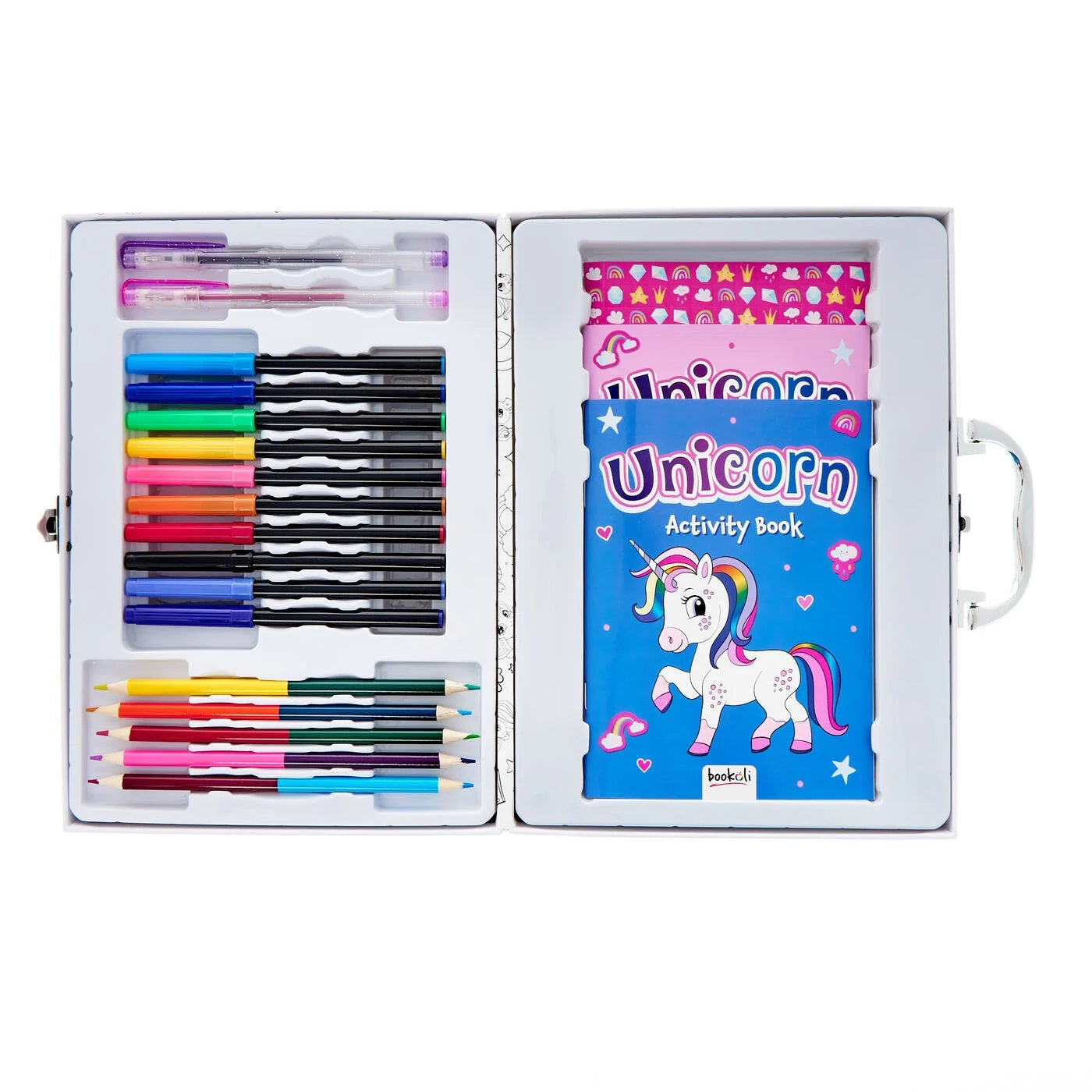 Magical Unicorn Activity Fun Case - Colour and Carry Kit - Anilas UK