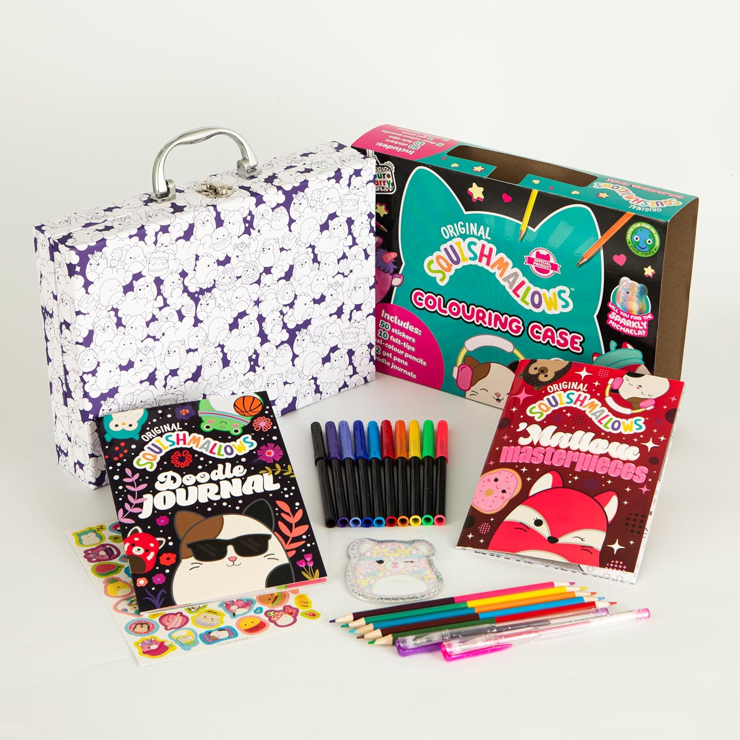 Squishmallows Activity Fun Case - Colour and Carry Kit - Anilas UK