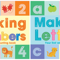 Making Numbers & Letters Babies Board Books Set of 2