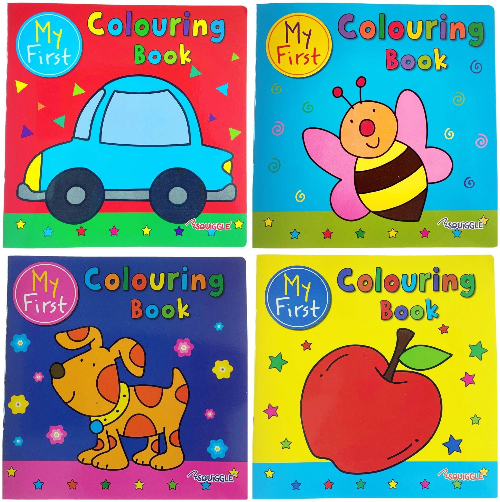 My First Colouring Books Set of 4 - Anilas UK