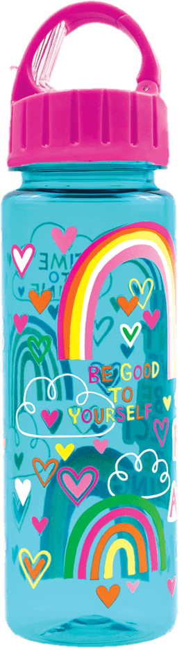 You don't have to be perfect - Rainbows Themed Water Bottle by Rachel Ellen Designs - Anilas UK