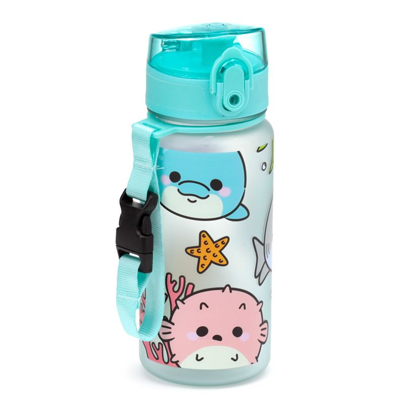 Adoramals Sea Life Pop Top 350ml Shatterproof Children's Bottle - Anilas UK