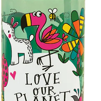 Love Our Planet Water Bottle by Rachel Ellen Designs - Anilas UK